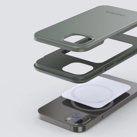 Choetech MFM Anti-drop case etui Made For MagSafe do iPhone 13 zielony (PC0112-MFM-GN) Choetech MFM Anti-drop case etui Made For MagSafe do iPhone 13 zielony (PC0112-MFM-GN)