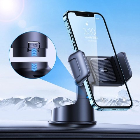 Joyroom mechaniczny uchwyt samochodowy na kokpit deskę rozdzielczą czarny (JR-ZS284) Joyroom mechaniczny uchwyt samochodowy na kokpit deskę rozdzielczą czarny (JR-ZS284)