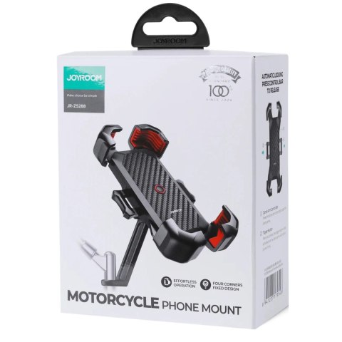 Joyroom uchwyt na telefon do motocykla czarny (JR-ZS288-m) Joyroom uchwyt na telefon do motocykla czarny (JR-ZS288-m)