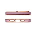 Lighting Color Case etui do iPhone 12 Pro Max żelowy pokrowiec ze złotą ramką fioletowy Lighting Color Case etui do iPhone 12 Pro Max żelowy pokrowiec ze złotą ramką fioletowy