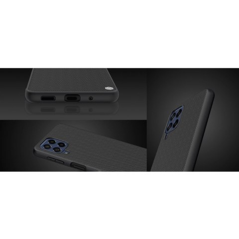 Nillkin Textured Case wytrzymałe wzmocnione etui z żelową ramką i nylonem na tyle Samsung Galaxy M53 5G czarny Nillkin Textured Case wytrzymałe wzmocnione etui z żelową ramką i nylonem na tyle Samsung Galaxy M53 5G czarny