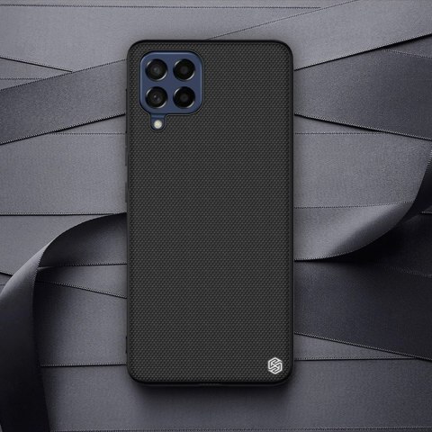 Nillkin Textured Case wytrzymałe wzmocnione etui z żelową ramką i nylonem na tyle Samsung Galaxy M53 5G czarny Nillkin Textured Case wytrzymałe wzmocnione etui z żelową ramką i nylonem na tyle Samsung Galaxy M53 5G czarny