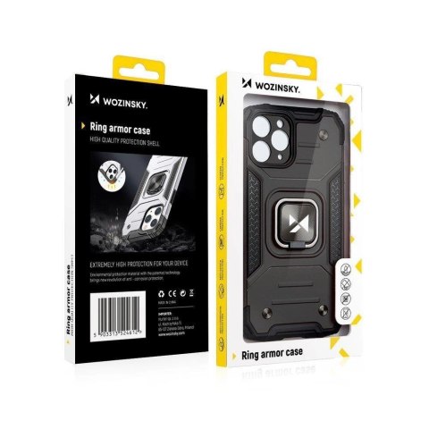Wozinsky Ring Armor etui iPhone 14 Pro pancerny pokrowiec uchwyt magnetyczny ring czerwone Wozinsky Ring Armor etui iPhone 14 Pro pancerny pokrowiec uchwyt magnetyczny ring czerwone