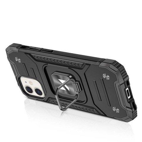 Wozinsky Ring Armor etui iPhone 14 pancerny hybrydowy pokrowiec + magnetyczny uchwyt czarny Wozinsky Ring Armor etui iPhone 14 pancerny hybrydowy pokrowiec + magnetyczny uchwyt czarny