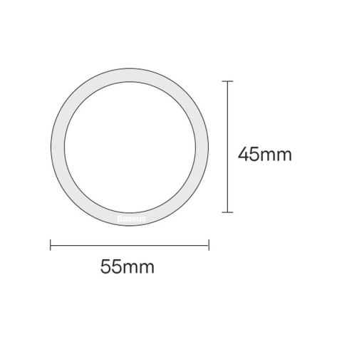Baseus Halo Series magnetyczny pierścień (2 szt./opakowanie) czarny (PCCH000001) Baseus Halo Series magnetyczny pierścień (2 szt./opakowanie) czarny (PCCH000001)