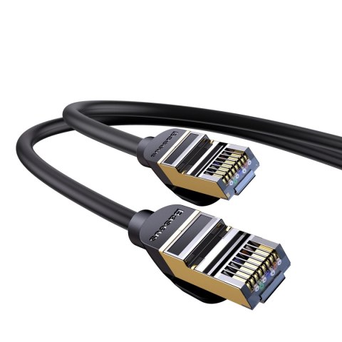 Baseus Speed Seven szybki kabel sieciowy RJ45 10Gbps 0.5m czarny (WKJS010001) Baseus Speed Seven szybki kabel sieciowy RJ45 10Gbps 0.5m czarny (WKJS010001)