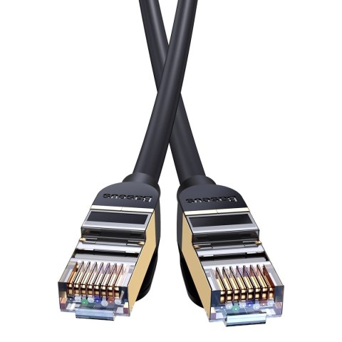 Baseus Speed Seven szybki kabel sieciowy RJ45 10Gbps 0.5m czarny (WKJS010001) Baseus Speed Seven szybki kabel sieciowy RJ45 10Gbps 0.5m czarny (WKJS010001)