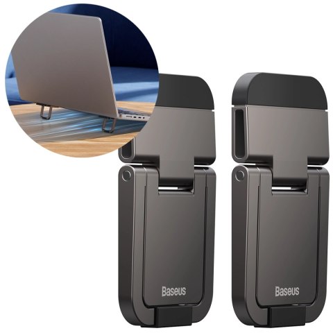 Baseus uniwersalne podstawki nóżki do laptopa (2 szt.) szary (LUZC000013) Baseus uniwersalne podstawki nóżki do laptopa (2 szt.) szary (LUZC000013)