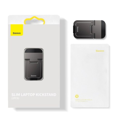 Baseus uniwersalne podstawki nóżki do laptopa (2 szt.) szary (LUZC000013) Baseus uniwersalne podstawki nóżki do laptopa (2 szt.) szary (LUZC000013)