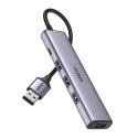Ugreen rozdzielacz HUB USB - 4x USB 3.0 szary (CM473 20805) Ugreen rozdzielacz HUB USB - 4x USB 3.0 szary (CM473 20805)