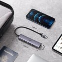 Ugreen rozdzielacz HUB USB - 4x USB 3.0 szary (CM473 20805) Ugreen rozdzielacz HUB USB - 4x USB 3.0 szary (CM473 20805)