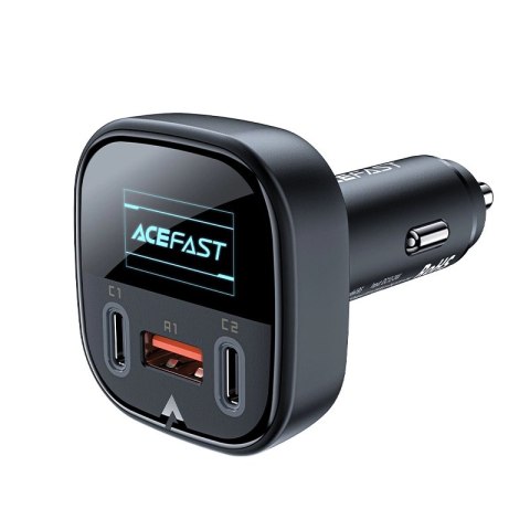 Acefast ładowarka samochodowa 101W 2x USB Typ C / USB, PPS, Power Delivery, Quick Charge 4.0, AFC, FCP czarny (B5) Acefast ładowarka samochodowa 101W 2x USB Typ C / USB, PPS, Power Delivery, Quick Charge 4.0, AFC, FCP czarny (B5)