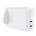 Acefast ładowarka sieciowa GaN (wtyczka UK) 2x USB Typ C 50W, Power Delivery, PPS, Q3 3.0, AFC, FCP (A32 UK) Acefast ładowarka sieciowa GaN (wtyczka UK) 2x USB Typ C 50W, Power Delivery, PPS, Q3 3.0, AFC, FCP (A32 UK)