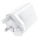 Acefast ładowarka sieciowa GaN (wtyczka UK) 2x USB Typ C 50W, Power Delivery, PPS, Q3 3.0, AFC, FCP (A32 UK) Acefast ładowarka sieciowa GaN (wtyczka UK) 2x USB Typ C 50W, Power Delivery, PPS, Q3 3.0, AFC, FCP (A32 UK)