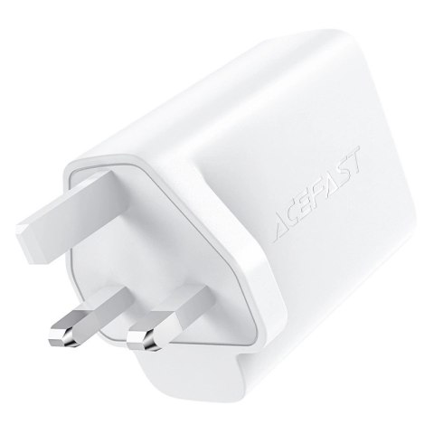 Acefast ładowarka sieciowa GaN (wtyczka UK) 2x USB Typ C 50W, Power Delivery, PPS, Q3 3.0, AFC, FCP (A32 UK) Acefast ładowarka sieciowa GaN (wtyczka UK) 2x USB Typ C 50W, Power Delivery, PPS, Q3 3.0, AFC, FCP (A32 UK)