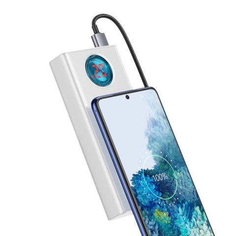 Baseus Amblight powerbank 65W 30000mAh Overseas Edition biały (PPLG000102) Baseus Amblight powerbank 65W 30000mAh Overseas Edition biały (PPLG000102)