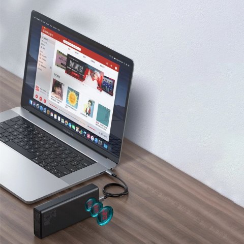 Baseus Amblight powerbank 65W 30000mAh Overseas Edition biały (PPLG000102) Baseus Amblight powerbank 65W 30000mAh Overseas Edition biały (PPLG000102)