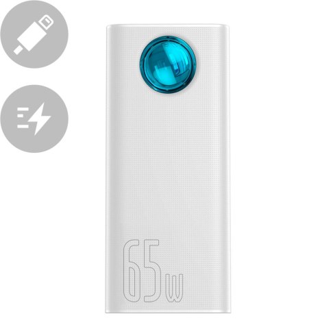 Baseus Amblight powerbank 65W 30000mAh Overseas Edition biały (PPLG000102) Baseus Amblight powerbank 65W 30000mAh Overseas Edition biały (PPLG000102)