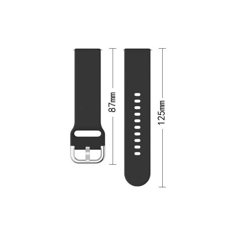 Silicone Strap TYS opaska do smartwatcha zegarka uniwersalna 20mm ciemnoniebieski Silicone Strap TYS opaska do smartwatcha zegarka uniwersalna 20mm ciemnoniebieski