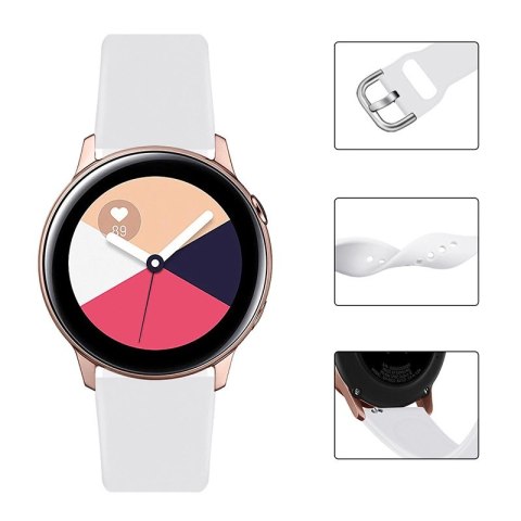 Silicone Strap TYS opaska do smartwatcha zegarka uniwersalna 20mm ciemnoniebieski Silicone Strap TYS opaska do smartwatcha zegarka uniwersalna 20mm ciemnoniebieski