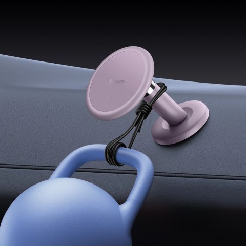Baseus C01 samochodowy uchwyt magnetyczny na telefon na deskę rozdzielczą fioletowy (SUCC000005) Baseus C01 samochodowy uchwyt magnetyczny na telefon na deskę rozdzielczą fioletowy (SUCC000005)