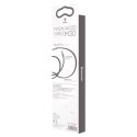 Baseus Yiven M30 kabel audio stereo AUX 3,5 mm męski mini jack 1,5m srebrno-czarny (CAM30-CS1)