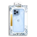 Kingxbar Sparkle Series etui iPhone 13 Pro z kryształami obudowa pokrowiec na tył plecki niebieski