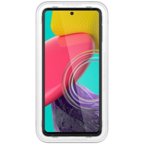 Szkło hartowane Spigen ALM Glass FC na Samsung Galaxy M53 5G - czarne Szkło hartowane Spigen ALM Glass FC na Samsung Galaxy M53 5G - czarne