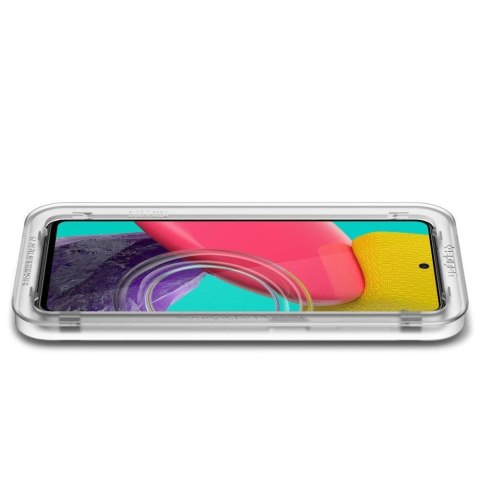 Szkło hartowane Spigen ALM Glass FC na Samsung Galaxy M53 5G - czarne Szkło hartowane Spigen ALM Glass FC na Samsung Galaxy M53 5G - czarne