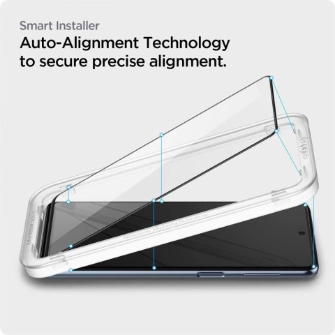 Szkło hartowane Spigen ALM Glass FC na Samsung Galaxy M53 5G - czarne Szkło hartowane Spigen ALM Glass FC na Samsung Galaxy M53 5G - czarne