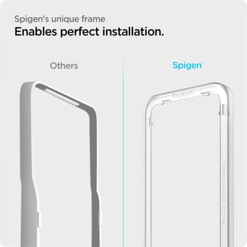 Szkło hartowane Spigen ALM Glass FC na Samsung Galaxy M53 5G - czarne Szkło hartowane Spigen ALM Glass FC na Samsung Galaxy M53 5G - czarne