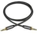 Wozinsky uniwersalny kabel mini jack 2x kabel AUX 3 m czarny Wozinsky uniwersalny kabel mini jack 2x kabel AUX 3 m czarny