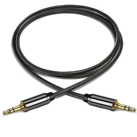 Wozinsky uniwersalny kabel mini jack 2x kabel AUX 3 m czarny Wozinsky uniwersalny kabel mini jack 2x kabel AUX 3 m czarny