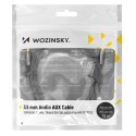 Wozinsky uniwersalny kabel mini jack 2x kabel AUX 3 m czarny Wozinsky uniwersalny kabel mini jack 2x kabel AUX 3 m czarny