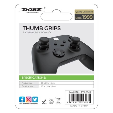 Dobe nakładka na drążek kontrolera XBOX czarny (TYX-0649) Dobe nakładka na drążek kontrolera XBOX czarny (TYX-0649)