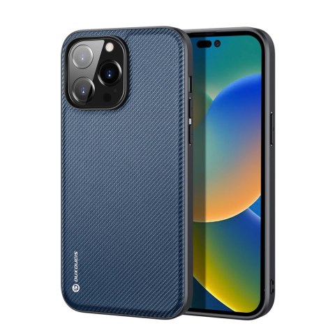 Dux Ducis Fino etui pokrowiec pokryty nylonowym materiałem iPhone 14 Pro niebieski Dux Ducis Fino etui pokrowiec pokryty nylonowym materiałem iPhone 14 Pro niebieski
