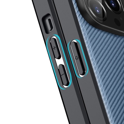 Dux Ducis Fino etui pokrowiec pokryty nylonowym materiałem iPhone 14 Pro niebieski Dux Ducis Fino etui pokrowiec pokryty nylonowym materiałem iPhone 14 Pro niebieski