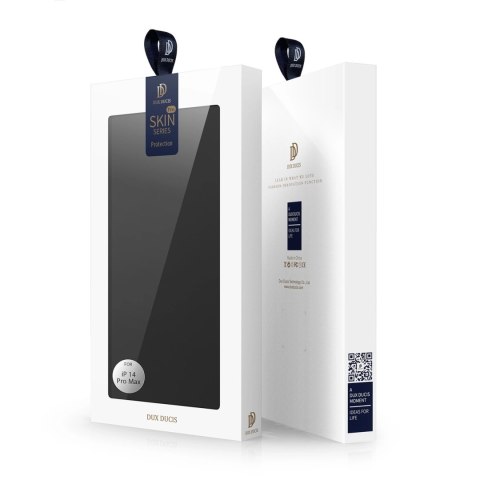 Dux Ducis Skin Pro kabura etui pokrowiec z klapką iPhone 14 Pro Max czarny Dux Ducis Skin Pro kabura etui pokrowiec z klapką iPhone 14 Pro Max czarny