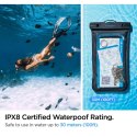 Etui Spigen Spigen Aqua Shield A601 wodoodporne IPX8 - czarne 2 szt.