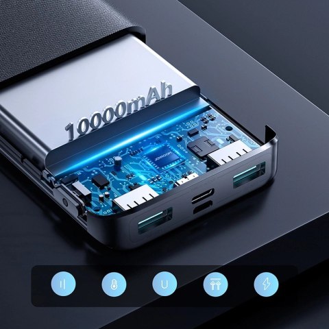 Joyroom powerbank 22.5W 10000mAh PD QC3.0 AFC czarny (JR-QP191) Joyroom powerbank 22.5W 10000mAh PD QC3.0 AFC czarny (JR-QP191)