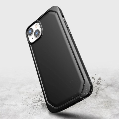 Raptic X-Doria Slim Case etui iPhone 14 Plus pokrowiec plecki czarny Raptic X-Doria Slim Case etui iPhone 14 Plus pokrowiec plecki czarny