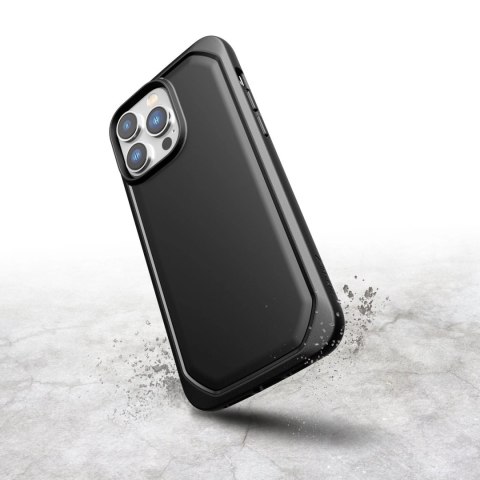 Raptic X-Doria Slim Case etui iPhone 14 Pro Max pokrowiec plecki czarny Raptic X-Doria Slim Case etui iPhone 14 Pro Max pokrowiec plecki czarny