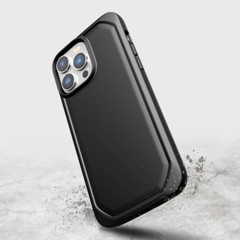 Raptic X-Doria Slim Case etui iPhone 14 Pro pokrowiec plecki czarny Raptic X-Doria Slim Case etui iPhone 14 Pro pokrowiec plecki czarny