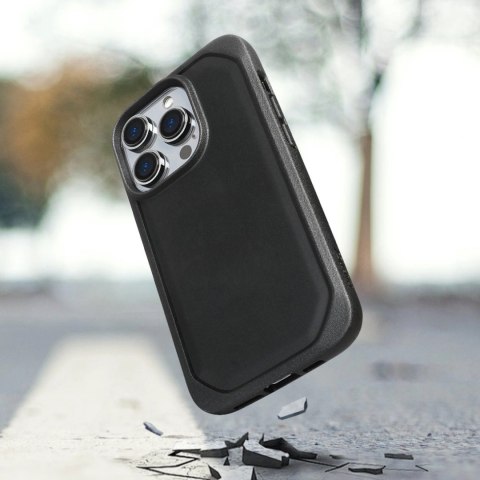 Raptic X-Doria Slim Case etui iPhone 14 Pro pokrowiec plecki czarny Raptic X-Doria Slim Case etui iPhone 14 Pro pokrowiec plecki czarny