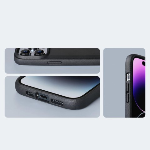 Raptic X-Doria Slim Case etui iPhone 14 Pro pokrowiec plecki czarny Raptic X-Doria Slim Case etui iPhone 14 Pro pokrowiec plecki czarny