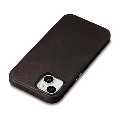 ICarer Oil Wax Premium Leather Case skórzane etui iPhone 14 Plus magnetyczne z MagSafe brązowy (WMI14220703-BN) ICarer Oil Wax Premium Leather Case skórzane etui iPhone 14 Plus magnetyczne z MagSafe brązowy (WMI14220703-BN)