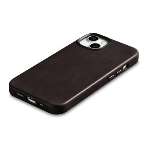 ICarer Oil Wax Premium Leather Case skórzane etui iPhone 14 Plus magnetyczne z MagSafe brązowy (WMI14220703-BN) ICarer Oil Wax Premium Leather Case skórzane etui iPhone 14 Plus magnetyczne z MagSafe brązowy (WMI14220703-BN)