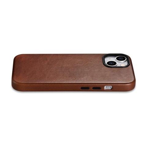 ICarer Oil Wax Premium Leather Case skórzane etui iPhone 14 Plus magnetyczne z MagSafe brązowy (WMI14220703-RB) ICarer Oil Wax Premium Leather Case skórzane etui iPhone 14 Plus magnetyczne z MagSafe brązowy (WMI14220703-RB)