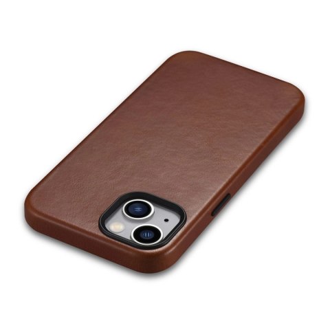 ICarer Oil Wax Premium Leather Case skórzane etui iPhone 14 Plus magnetyczne z MagSafe brązowy (WMI14220703-RB) ICarer Oil Wax Premium Leather Case skórzane etui iPhone 14 Plus magnetyczne z MagSafe brązowy (WMI14220703-RB)