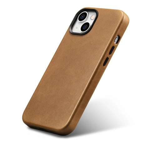 ICarer Oil Wax Premium Leather Case skórzane etui iPhone 14 Plus magnetyczne z MagSafe brązowy (WMI14220703-TN) ICarer Oil Wax Premium Leather Case skórzane etui iPhone 14 Plus magnetyczne z MagSafe brązowy (WMI14220703-TN)